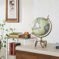 thumbnail image 4 of Gymax 10'' Geographic Rotating World Globe w/ Triangle Metal Stand Meridian Educational, 4 of 9