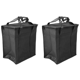 thumbnail image 2 of 2 Pack Insulated Reusable Grocery Bag Food Delivery Bag with Dual Zipper, 2 of 5