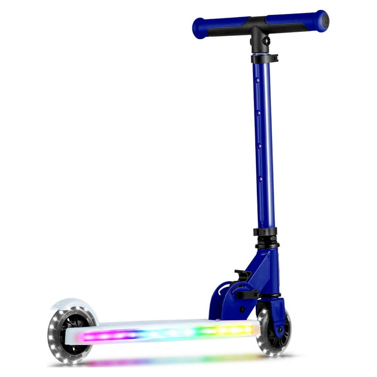 ぴよこ Jetson Helio X Folding Light-Up Kick Scooter with LED Wheels and