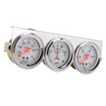 thumbnail image 4 of Universal Triple Gauge Kit Set,Universal 52mm Triple Gauge Car Modified Triple Meter Modified Car Meter Extended Durability, 4 of 14