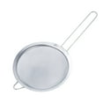3-in-1 Fine Mesh Strainer Set With Pink Handle - 100/200/300 Interchangeable Sieves
