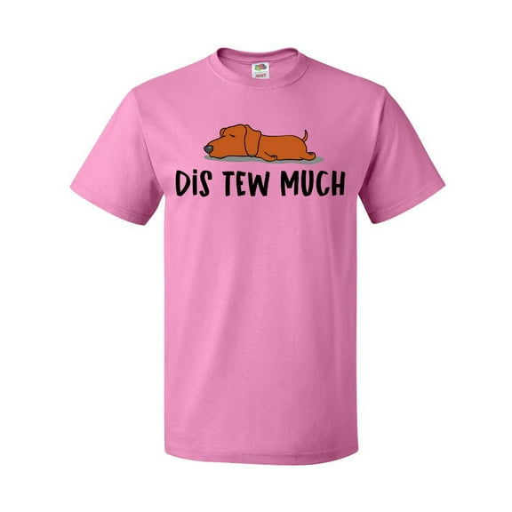 Inktastic Napping Dis Tew Much Daschund Weiner Dog Brown T-Shirt