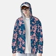 thumbnail image 4 of Haiem Lilies Flowers UPF 50+ Fishing Shirts for Men Long Sleeve UV Sun Protection Hoodie Non-Mask Outdoor Hiking Shirts, 4 of 9