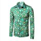 thumbnail image 1 of Camisa de muñeco de nieve con estampado HD de alta calidad botones de camisa para hombre diseño de diseñador solapa para hombre talla grande, 1 of 6