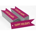 thumbnail image 2 of Inkdotpot Pack Of 100 Happy Holiday Favor Paper Tags Craft Real Gold Foil Hang Tags, 2 of 6