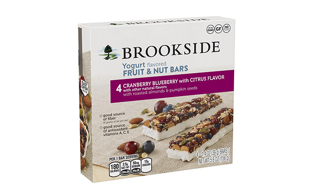 BROOKSIDE Yogurt Flavored Fruit & Nut Bars, Cranberry Blueberry with Citrus, 4-Pack, 5.6... by Hershey's