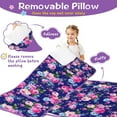 thumbnail image 3 of Pioneer Flower Floral Print Pattern Toddler Nap Mats for Kids Preschool,Sleeping Mat Bag or Kids,Toddler Sleeping Bag,Toddler Nap Mat or Daycare, 3 of 6
