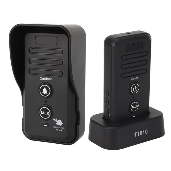 Suodoka Wireless Voice Black Color 1500m Ultra Long Distance Waterproof Voice Intercom Doorbell (59055 inches / 1500 m)
