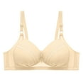 thumbnail image 1 of Bra Womens Plus Size Comfort Lightly Lined Seamless Wireless Triangle Bralette Bra, 1 of 3