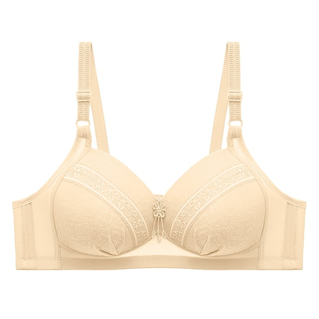 Bra Womens Plus Size Comfort Lightly Lined Seamless Wireless Triangle Bralette Bra