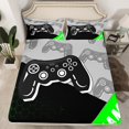 thumbnail image 2 of Manfei Boys Gaming Lover Queen Sheet Sets, Cartoon Game Console Flat Sheet, Modern Gamepad Print Queen Fitted Sheet, Breathable Home Decor, 4pcs, 2 of 7