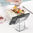 thumbnail image 2 of Acrylic Cell Phone Stand, Portable Phone Holder, Clear Phone Stand for Desk, 2 of 5