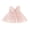Pink, variant on Gzhioc Kids Baby Girl Summer Dress 6 12 18 24 Months 2T 3T 4T Heart Print Bow Decor Sleeveless A-Line Dress