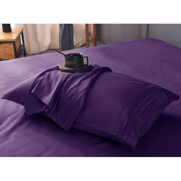 Comfylife Luxury 1800 Series Bamboo Bed Sheet Set Deep Pockets