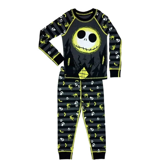 NBC Jack Skellington, Zero, Bats and Skulls Halloween Character Pajama Set, Size 5