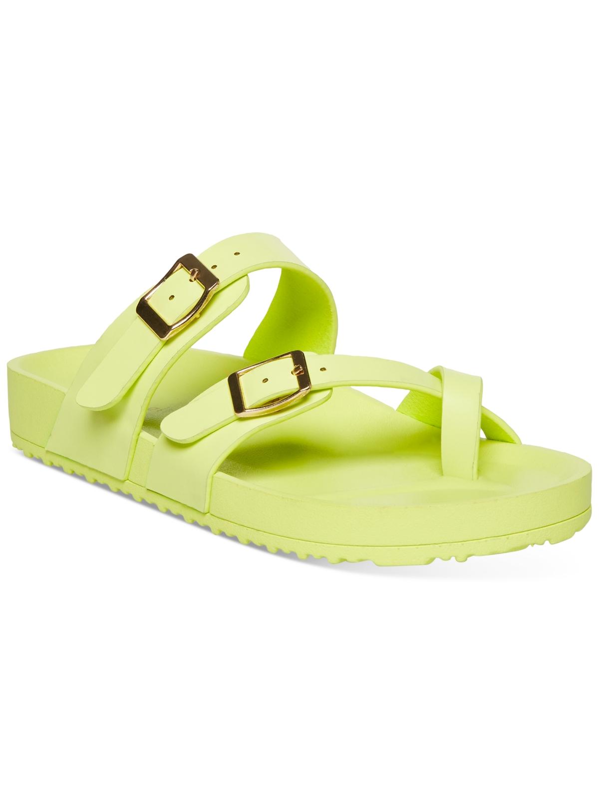 Madden Girl Womens Twila Footbed SlipOn Slide Sandals