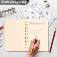thumbnail image 5 of Haosy Rabbit Flower Bow Stripes Notebooks 1-subject Journal 60 Sheets A5 College Ruled Paper Detachable Ring 8.3"x5.7", 5 of 8