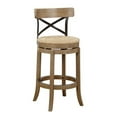 thumbnail image 1 of Boraam Myrtle Swivel Bar Stool in Wheat Wire-Brush, 1 of 5