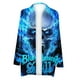thumbnail image 5 of Blusa de cárdigan con estampado de Halloween informal de manga larga para mujer Pompotops  qwe20887, 5 of 6