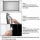 thumbnail image 3 of Retractable Stair and Baby Safety Gate, 70x110cm, Black Finish, 3 of 5