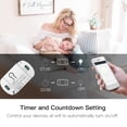 thumbnail image 3 of Mini Wi-Fi Switch Module 10A Wi-Fi Smart Relay Light Switch APP Remote Control Voice Control DIY Circuit Breaker Module Home Appliance Automation (AC 90-250V), 3 of 8