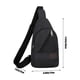 thumbnail image 3 of Thickened Zipper Outdoor Canvas Chest Bag Men's Chest Bag Hiking Backpack Multipurpose Crossbody Chest Bag Messenger Bag Men's Chest Bag, 3 of 6