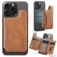 thumbnail image 5 of Magsafe Wallet for iPhone 17/16/15/14/13/12 Pro Max Plus Series, Card Holder Strong Magnetic Vegan PU Leather Wallet Stand with 7 Card Slots, RFID Blocking - Brown, 5 of 18