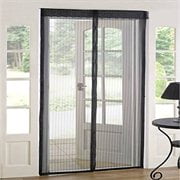 BugOut - Magnetic Mesh Screen Door Magnetic Screen Keep Bugs Out Mosquitoes Flies 40"" X 82.5""
