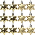 thumbnail image 1 of npkgvia Christmas Decorations,Hanging Decor,Christmas Tree Pendant 5cm12pcs Pentagonal Star Pendant Bright Irregular Electroplating,Clearance, 1 of 2