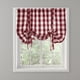 thumbnail image 5 of Cortinas de cuadros Macarena Minimalistas Nórdicos Rojo 60x120cm, 5 of 8