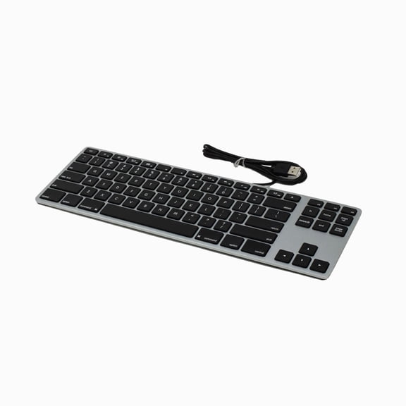 Ergoguys Matias Wired Aluminum Tenkeyless Keyboard for Mac, Space Gray