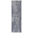 thumbnail image 2 of SAFAVIEH Adirondack Wyatt Traditional Distressed Runner Rug, Grey/Navy, 2'6" x 6' - Transitional Modern Design, Grey & Navy, Ideal for Living Room, Bedroom, Dining Space, Entryway, Hallway, Kitchen, 2 of 9