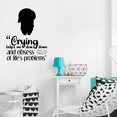 thumbnail image 2 of Crying Helps Me Slow Down And Obsess Over The Weight Of Life's Problems - Inside Out Sadness Silhouette Vinyl Wall Decal Sticker Art Decoration Home Room Bedroom Classroom Living Room Size(40x24 inch), 2 of 3