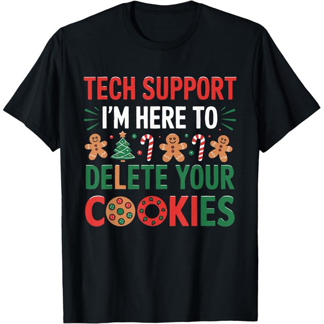 Tech Support T-Shirt de Noël Drôle pour Femmes et Hommes - comme sur l'Image - L