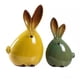 thumbnail image 1 of Figuritas de conejo de cerámica, adorno de conejito de oreja larga de Pascua, muñeca de Animal de escritorio, decoración para el hogar, la Oficina y la habitación, 1 of 3