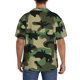 thumbnail image 3 of Fotbe Camouflage Dinosaur Camisa Estampada de Manga Corta para Hombre, Casual de Verano, Estilo Playero, Sin Arrugas-Small, 3 of 5