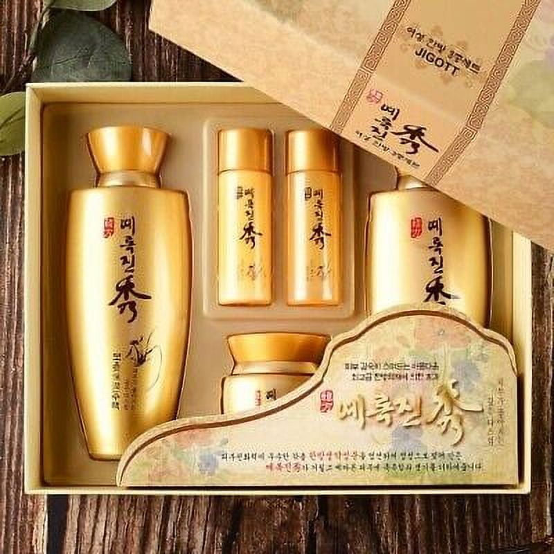 Jigott Yerokjinsu Boyun Skin Care 3 Set - Toner 150ml, Emulsion 150ml, Cream 50ml