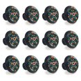 thumbnail image 2 of Perillas para gabinete Artinhand estilo rosemaling noruego, paquete de 12, 2 of 7