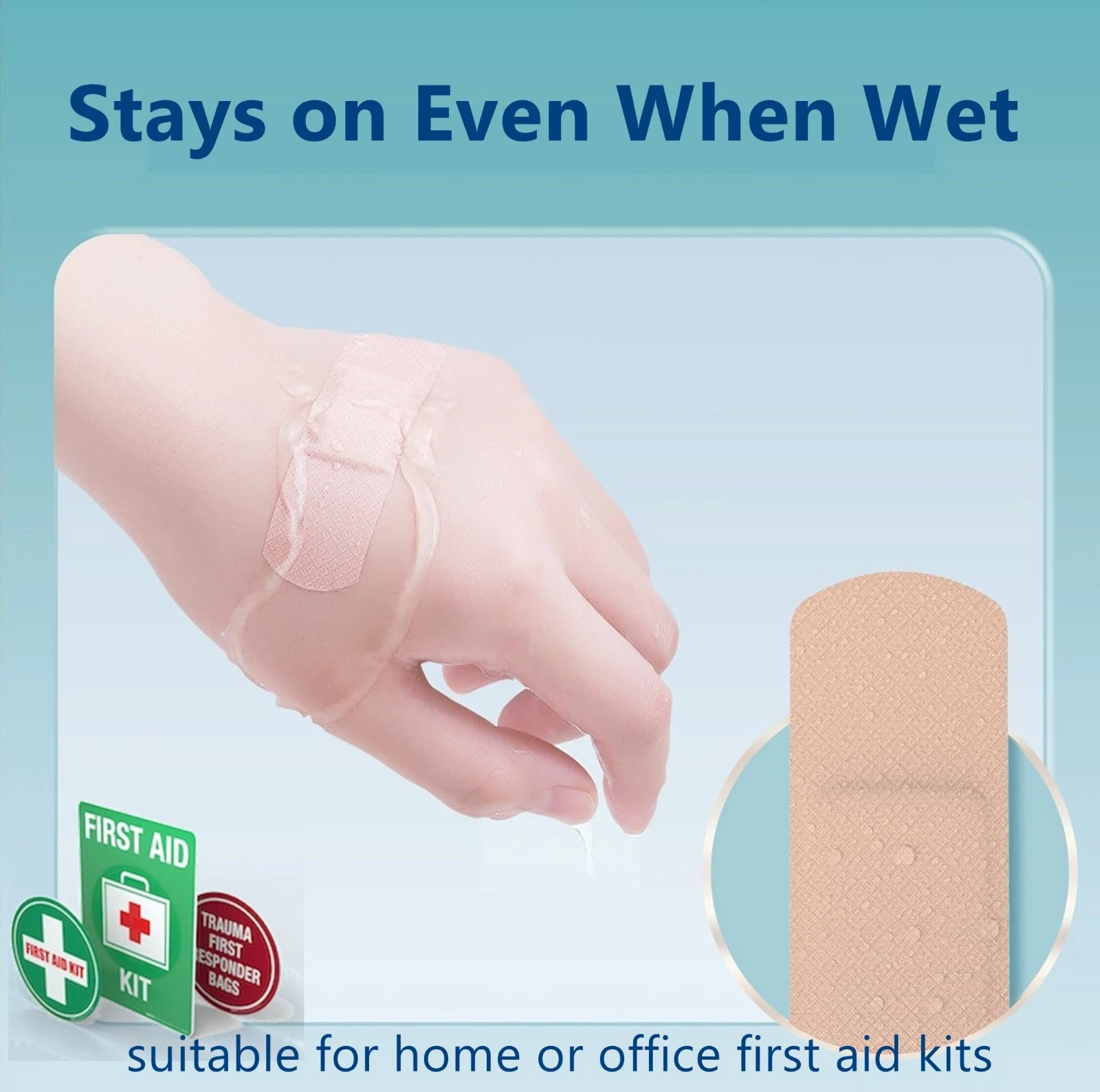 105 Pcs Basic First Aid Kit Mini Emergency Kits for Car, Basic Outdoor Essentials - Scissors, Tape, Band- aids Antiseptic Swabs and More - Kit for Outdoor Adventures
