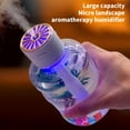 thumbnail image 5 of Humidifier Silent Purifier | Desktop Aroma Diffuser | Small Ultrasonic Air Moisturizer | 500ml Capacity | Quiet Operation | Portable for Home Office Car | 8.2x8.2x15.5cm | Essential Oil Compatible, 5 of 6
