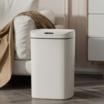 ​Motion Sensor Trash Can​​, 3 Gallon Automatic Touchless Garbage Bin with Lid, Hands-Free Small Bathroom/Kitchen Waste Bin, White