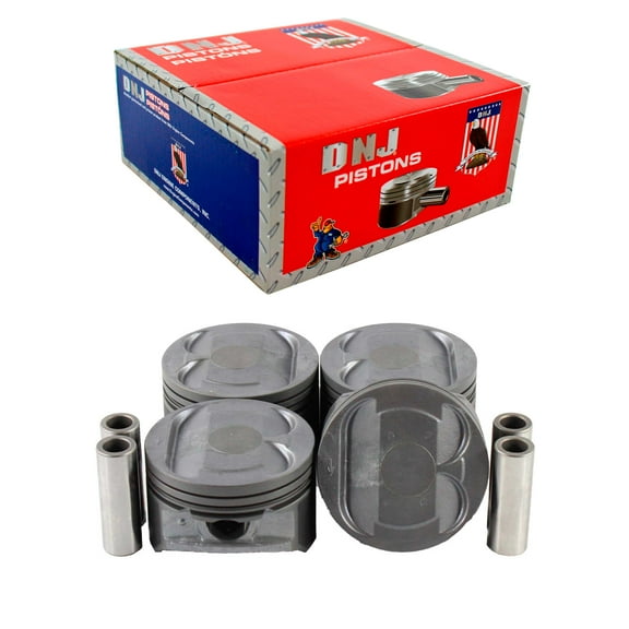 DNJ P418 Standard Complete Piston Set Fits Cars & Trucks 98-04 Ford Mazda Contour 2.0L DOHC 16v