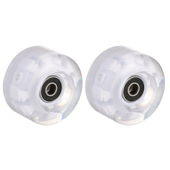 unbranded 2 Pcs Wheels Roller Skating Wheel Child 6.00X6.00X3.00CM White