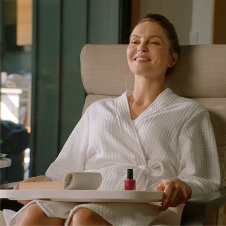 Sharper Image - Hydro Spa Plus Foot Bath Massager, Heated with Rollers and LCD Display - White