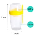 thumbnail image 6 of Ludlz Portable Breakfast Oatmeal Cereal Nut Yogurt Salad Cup with Fork Spoon Double Layer Large Capacity Soy Milk Cup Household Supplies, 6 of 8