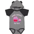 thumbnail image 3 of Inktastic World's Sweetest Big Sister Girls Baby Bodysuit, 3 of 5