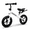 White, variant on FUPOJH 12" Kids Balance Bike, Adjustable, EVA Silent Tires, Toddlers Ages 1-5,Blue
