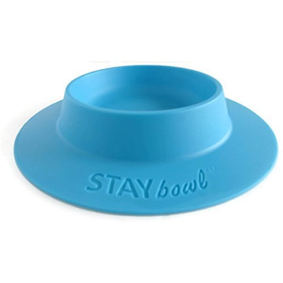 Staybowl Cuenco A Prueba De Vuelcos Para Cobayas Y Otras Mascotas Pequeñas - Azul Cielo - Tamaño Grande De Taza 3/4 Nuevo