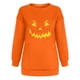 thumbnail image 4 of Sudadera de manga larga informal con cuello redondo y estampado de Halloween para mujer Fridja  hj2827, 4 of 7