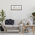 thumbnail image 3 of Stupell Industries Wild & Free Sentiment Botanical & Floral Painting Black Framed Art Print Wall Art, 24 x 10, 3 of 10